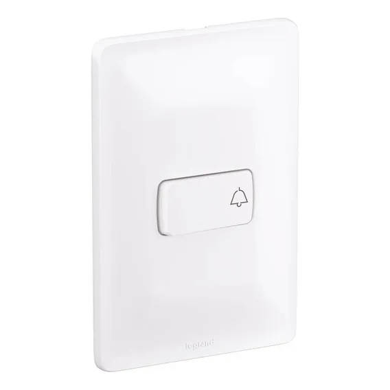 Interruptor Pial Legrand Zeffia Pulsador Campainha Completo Cor Branco Foto 1