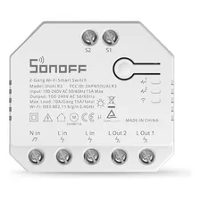 Interruptor Rele Automação Wifi Diy 2 Canais Sonoff Dual R3 Foto mini 4