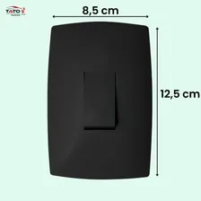 Interruptor Simples Blux Home Preto Completo Foto mini 4