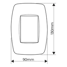 Interruptor Simples Fame Elegance Com Placa 4x2 Branco Foto mini  2