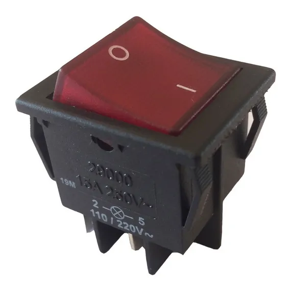 Interruptor Tecla Bipolar 15a 29223 Com Iluminação Margirus Foto 1