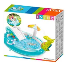 Intex 57165 piscina inflável infantil 160L com escorregador Foto mini  3