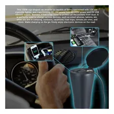 Inversor Conversor Tomada Carro 150w 12v 110v Usb Veicular Foto mini 1