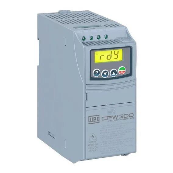Inversor de frequência WEG CFW-300 - CFW300A04P2S2NB20 / 1cv 220v 4.2a Foto 1