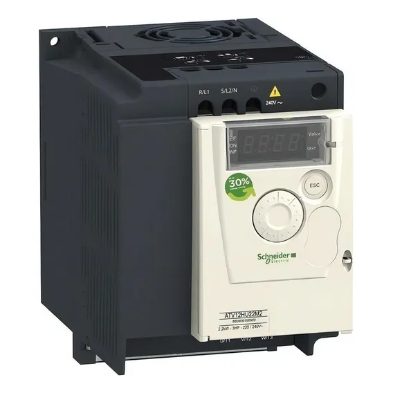 Inversor de FrequĂȘncia Schneider ATV12hu22m2 3cv 10a 220v Foto 1