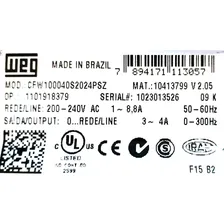 Inversor De FrequĂȘncia Weg Cfw10 1cv 220v 4a MonofĂĄsico Foto mini 3