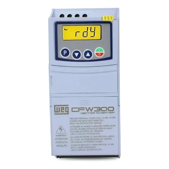 Inversor de frequĂȘncia WEG - CFW300A07P3S2NB20 / 7.3A 2hp 220V monofĂĄsica Foto 1