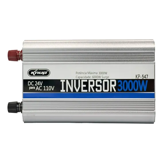Inversor De Tensão 24v 110v 3000w Conversor Transformador Foto 1