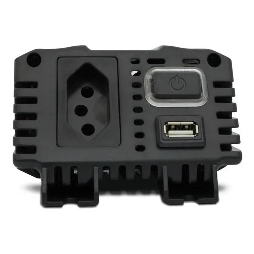 Inversor De Voltagem Tech One 1200w 12v Para 110v Usb Foto 1