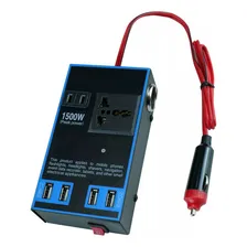 Inversor Energia 1500w Carro Caminhão Tomada 12-24v A 220v inversor reliable Conversão de 12V/24V para 220V Foto mini 4