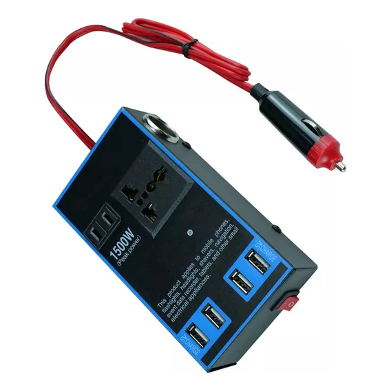 Inversor Energia 1500w Carro Caminhão Tomada 12-24v A 220v inversor reliable Conversão de 12V/24V para 220V Foto 1