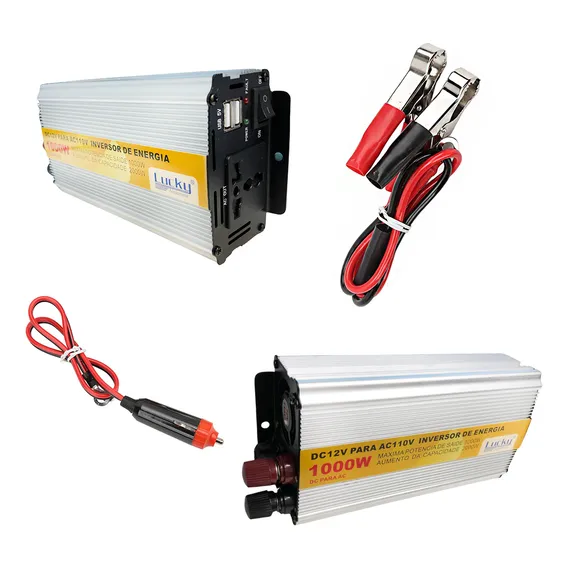 Inversor Energia Tensão Onda Modificada 12v Para 110v 1000w Foto 1