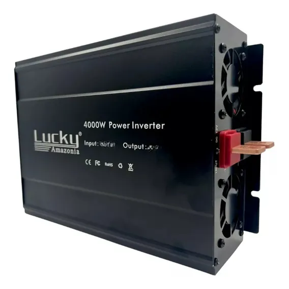 Inversor Lucky Amazonia 4000w 24v 220v 60hz Liga Geladeira Foto 1