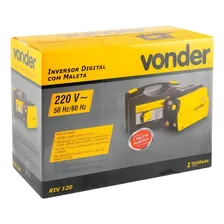 Inversor Solda Display Dig Eletrodo Tig Riv120 Maleta Vonder Cor Amarelo 220V Foto mini 4