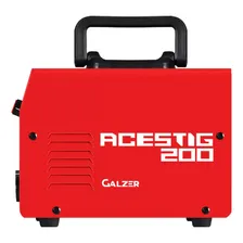 Inversor Solda Tig Mma Galzer Acestig200 220v Lift Arc Zg0 Foto mini 3