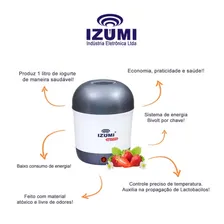 IOGURTEIRA Izumi IZ03 110V/220V Cinza Foto mini  3