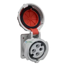 (ip67) Tomada Embutir 3p+t 32a 380v 3h Soprano Ip67 Foto mini 1