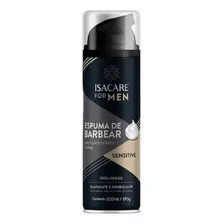 Isacare For Men Espuma Barbear Sensitive Fácil Deslize 200ml Foto  mini 1