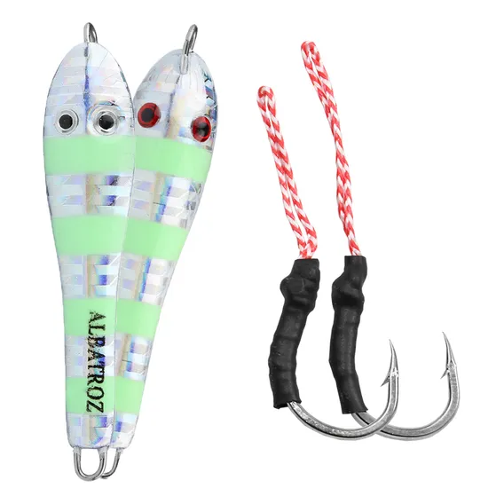 Isca Artificial Albatroz Jig Sapinho (40g) - Cores Cor Silver Glow Foto 1