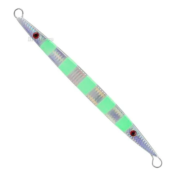 Isca Artificial Albatroz Jumping Jig Thirex (200g) - Cores Cor Silver glow Foto 1