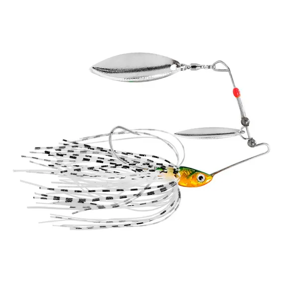 Isca Artificial Albatroz Spinner Bait 14gr Lq-9145 - Cores Cor Amarelo/Branco Foto 1