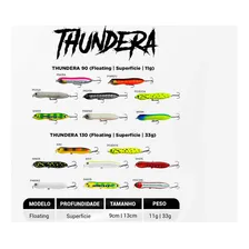 Isca Artificial Albatroz Thundera 90 - 9cm (10g) - Cores Cor Cor - SH396 Foto mini 1