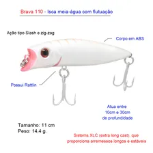 Isca Artificial Brava 110 Marine Sports Cor 110 Foto mini  2