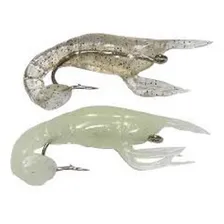 Isca Artificial Camarão Maruri 7 Cm 4 Unidades 2 Cartelas Foto  mini 1