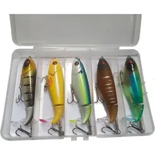 Isca Artificial Estilo Nakamura 10cm Hélice Tucunaré + Estoj Cor Variadas Foto mini 4