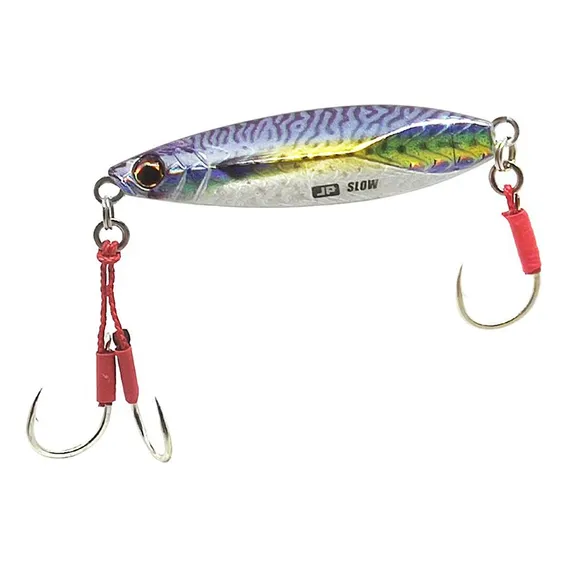 Isca Artificial Jig Slow Livebait Majorcraft Jigpara 40g Cor Live Kin Saba (#85) Foto 1