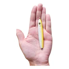 Isca Artificial Jumping Jig 60g P/ Mar Olho De Boi Anchova Cor Amarelo Foto mini 2