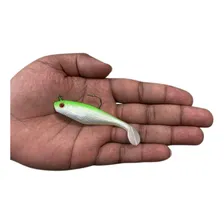 Isca Artificial Lambari Soft 1pç Realista Cor Branco-verde Foto mini 2