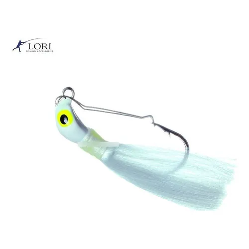 Isca Artificial Lori Jig Xuxinha Anti Enrosco 8gr Cor Cor Branca Foto 1