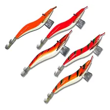 Isca Artificial Para Pesca De Lula Zangarilho Camarão 7cm Foto mini 3
