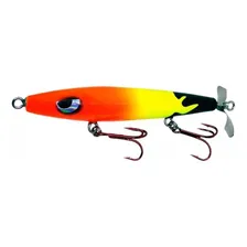 Isca Artificial Pesca Yara Devassa 14cm Superfície Helíce Cor Fogo Foto  mini 1