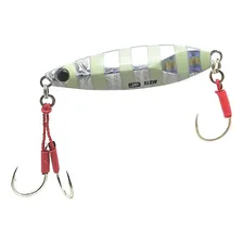Isca Artificial Slow Jig Majorcraft Jigpara - 60 Gramas Cor Zebra Glow (#07) Foto mini 1