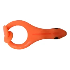 Isca Artificial Soft Gator Frog Laranja - Alligator Foto mini  2