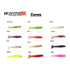 Isca Artificial Soft Monster 3x Ultra Soft (7,5 Cm) 3 Unids Cor Cor - Mellow Foto mini 3