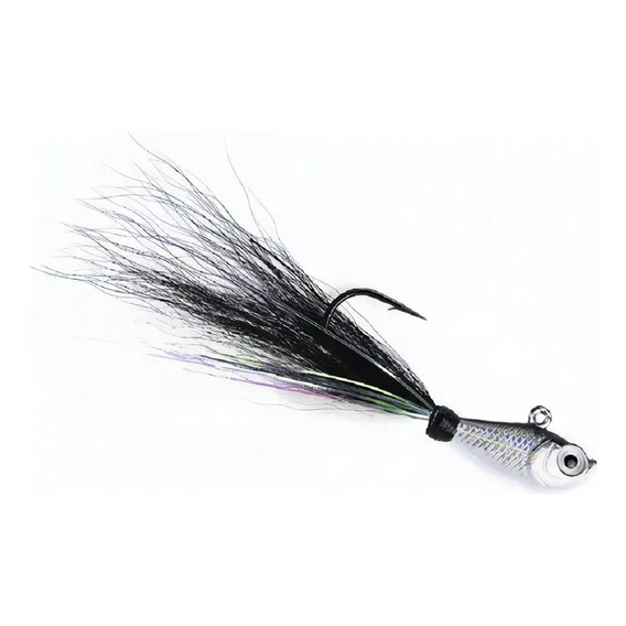 Isca Artificial Streamer Jig Marine Sports 20g Cor 02bw Foto 1
