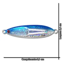 Isca Artificial Vj-011 80g 9,1cm Jumping Jig Vfox Para Pesca Foto mini  2