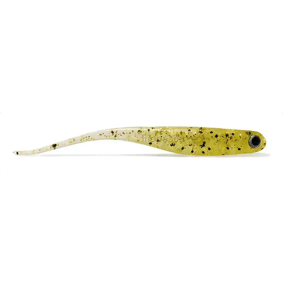 Isca Soft Monster 3x Shad Minnow (18cm) 3 Peças - A Melhor! Cor Cor - Chá Dourado Foto 1