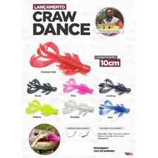 Isca Soft Monster3x Craw Dance 9,5cm Isca Matadeira Cor Azul Foto mini 2