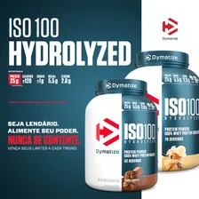 Iso 100 2,3kg Dymatize Whey 100% Isolado E Hidrolisado 5lb Sabor Baunilha Foto mini  3
