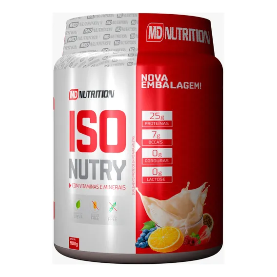 Iso Nutry Whey Isolada 900g Bariátrica Whey Md Nutrition Foto 1