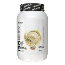 Iso Whey 900g Nutrata - Whey Protein Isolado Puro Sabor Baunilha Foto mini 1
