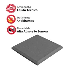 Isolador Acustico Espuma Liso Bloqueia Som Profissional50x50 Foto mini 3
