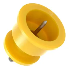 Isolador Cerca Elétrica Roldana 36x36 Amarelo Pct C/1000 Foto mini 4