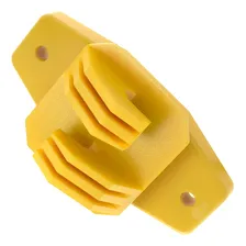 Isolador Cerca Elétrica W Amarelo Reforçado - C/100 Foto mini  3