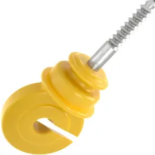 Isolador Gancho Anel Amarelo 9cm C/200 - Alta Qualidade Foto mini  2