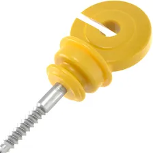 Isolador Gancho Anel Amarelo 9cm C/200 - Alta Qualidade Foto mini 1